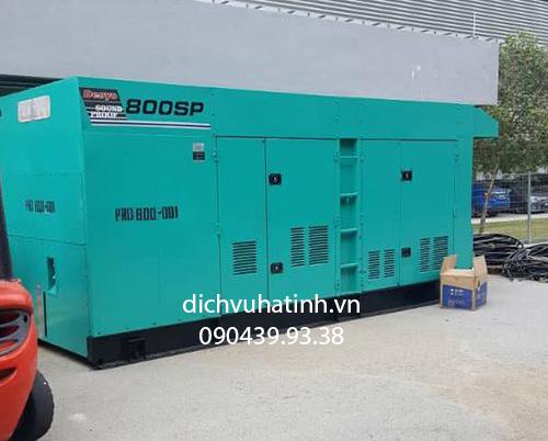 Dich vu cho thue may phat dien tai formosa Ha Tinh